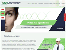 Tablet Screenshot of eko-techmot.com.pl